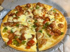 特色风味香肠比萨-遇花缘·点心·中西融合菜(美吉特广场店)
