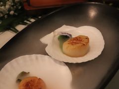 低温诺曼底扇贝两吃-Tomato&Pepper法餐厅