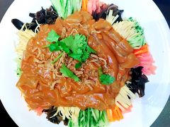 五彩拉皮-喜悦小串海鲜烧烤大排档(高新万达店)