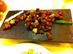 牛肉粒-宝轩渔府·老字号海鲜·正宗津菜(水上店)