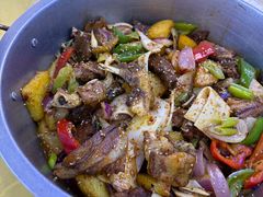 -炕锅羊肉土火锅面片大王