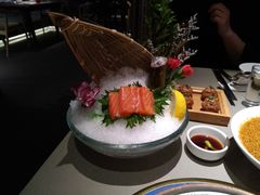 三文鱼刺身-享月汤皇·海鲜小火锅·聚会(曲江创意谷店)