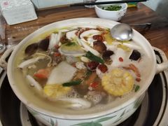 山药排骨牛肉养生汤-花水湾红太阳牛肉汤锅