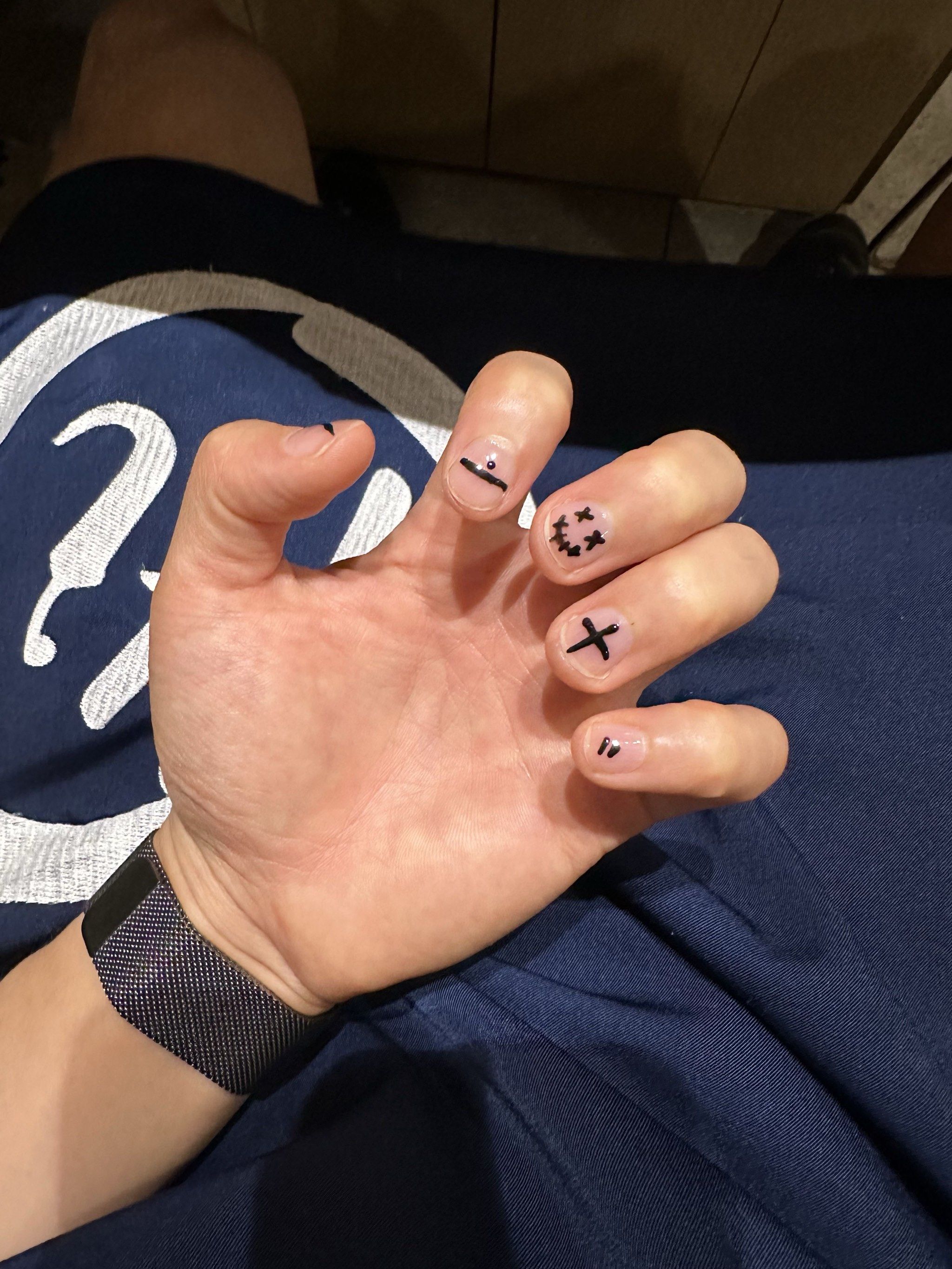 男士新潮美甲look