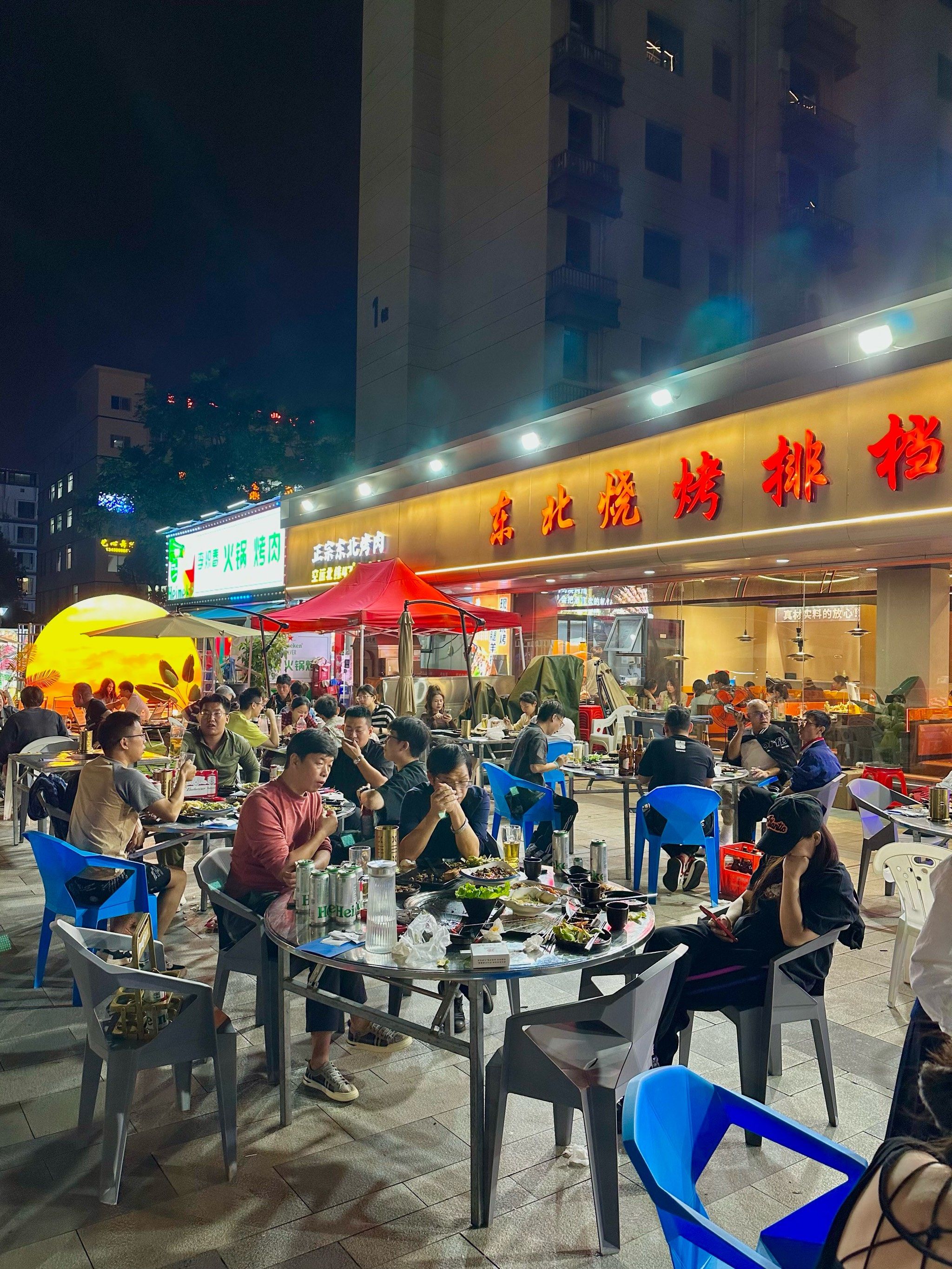 温州)独一家街头地摊东北烤肉 这烟火气绝了