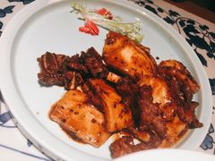 牛仔骨炒年糕-绿茶餐厅(布吉万象汇店)