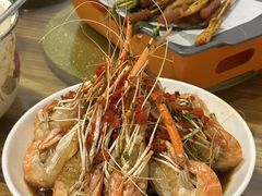 芥末罗氏虾-冶建镜子·老南昌大排档·江西虾王(总店)
