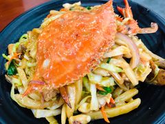 白蟹炒年糕-台州老六海鲜面馆(上南总店)