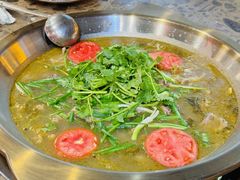 混合酸菜锅-徐氏竹香园牛肉火锅(飞虎路店)