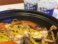 招牌香辣蟹面-不仔客海鲜·烧烤·270度海景餐厅(大东海店)