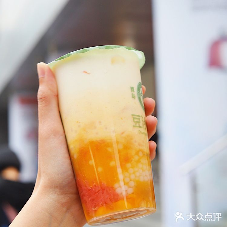 南京新店/新街口💰6.9满满一大杯绿豆沙牛乳