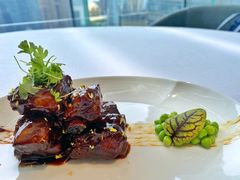 桂花糖醋肉排-悦轩中餐厅·高空江景·杭州柏悦酒店