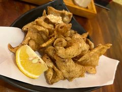 炸鸡皮-百步拉面