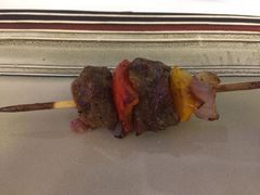 烟熏鸡肉元贝牛肉串烧-银哲·本末法国分子料理(恒方广场店)