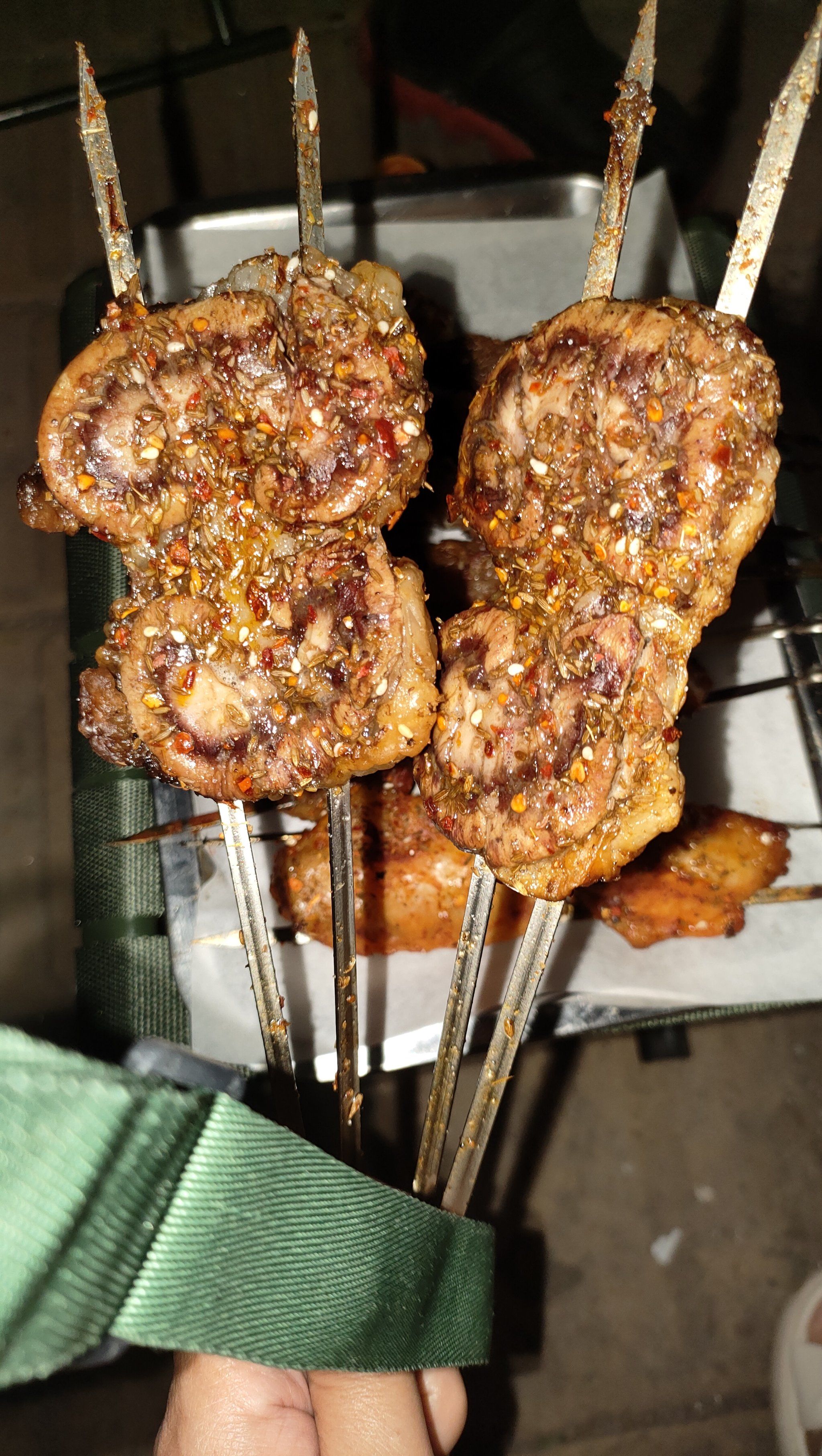 15元的烤羊腰,价格回到了十年前