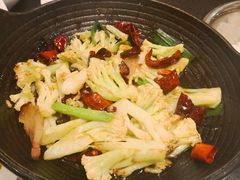 干锅有机花菜-万重锦·人文川菜馆(骡马市店)