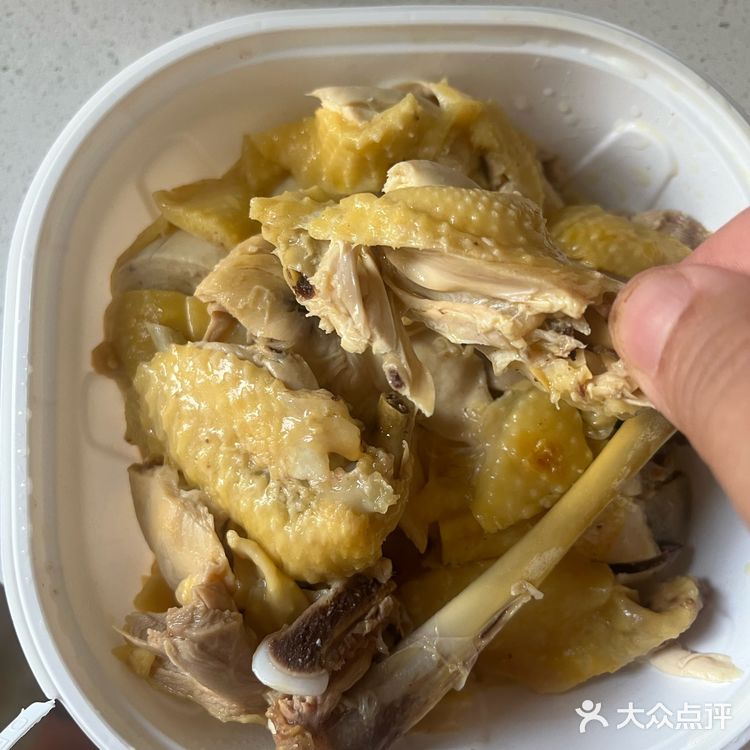 竹筷子新松江路的白斩鸡