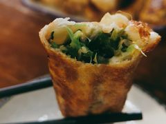 鸡蛋虾皮白菜-老北京褡裢火烧·任记