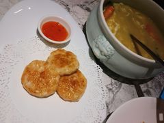 香煎虾饼-悦海·家宴·冰花皮皮虾大锅贴(宝龙店)