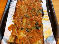 茄子-老东镇啤酒屋海鲜加工·蒸汽海鲜·海鲜烧烤(台东店)