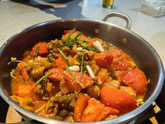 -贵州辣子鸡番茄鸡