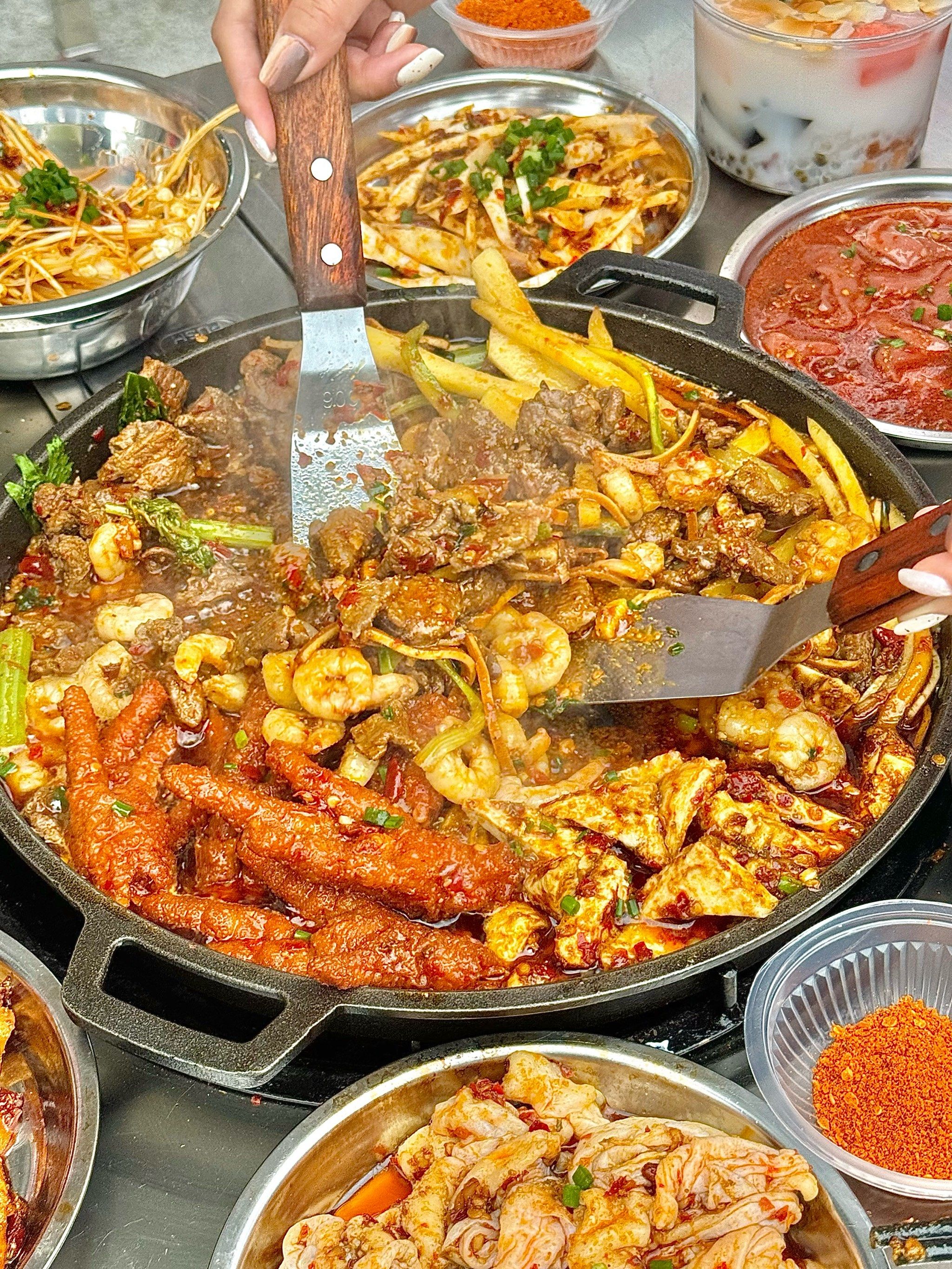 在贵阳封神的一顿铁板烧!