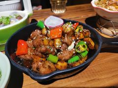 黑椒香菌炒牛仔肉-桃花坞·私房菜餐厅(龙湖时代天街店)