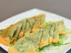 香煎鲜虾韭菜饼-长禧家·珑厨(东山口店)