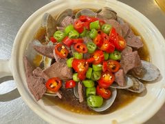 香油花蛤猪肝-十面欢腾·海鲜面·台式Bistro(长乐路店)
