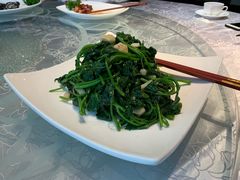 拍蒜炒番薯叶-白云宾馆·白云宴餐厅