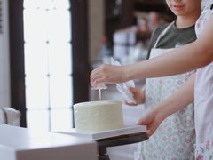 蛋糕烘焙diy-咖咖熊蛋糕定制·蓝风车动物奶油