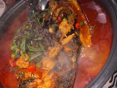 ￼-探鱼·鲜青椒爽麻烤鱼(天河优托邦店)