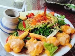 日式油梨大虾沙拉-弓二·烧鸟居酒屋(财富购物中心店)