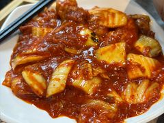 辣白菜炒五花肉-屋里家延边朝鲜族冷面(南园店)