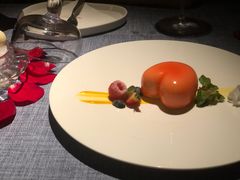 法式蜜桃心形茉莉花蛋糕-弦月窗LUNETTE BY AMANDA(复兴路店)