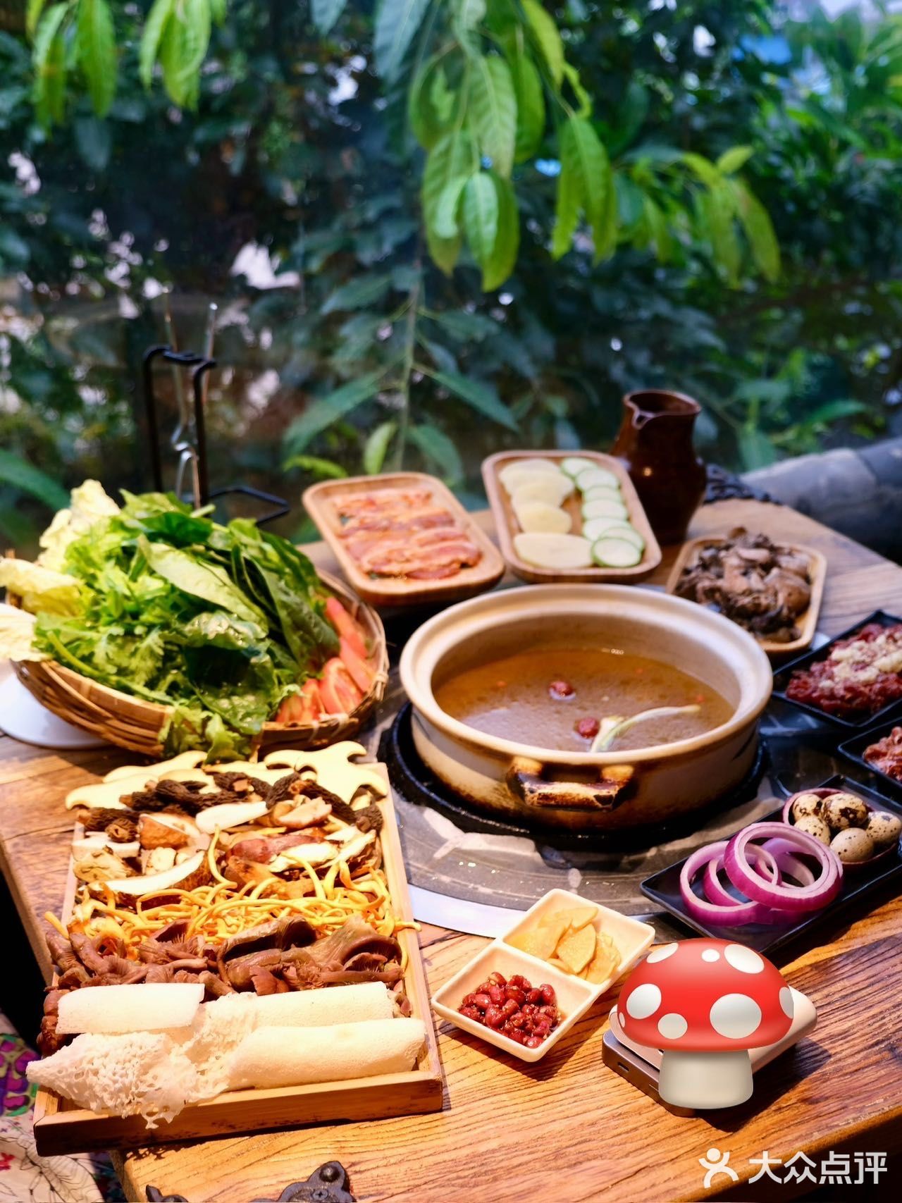 在大理吃到了心心念念的菌子火锅🥺🥺