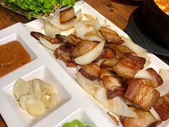 烤五花肉生菜-京玉菲饭店(李村店)