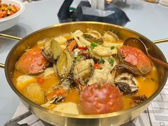 海鲜锅-甜阿姨·天台花园私房菜(万松园店)