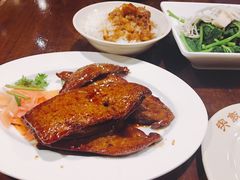 煎猪肝-吃饭食堂