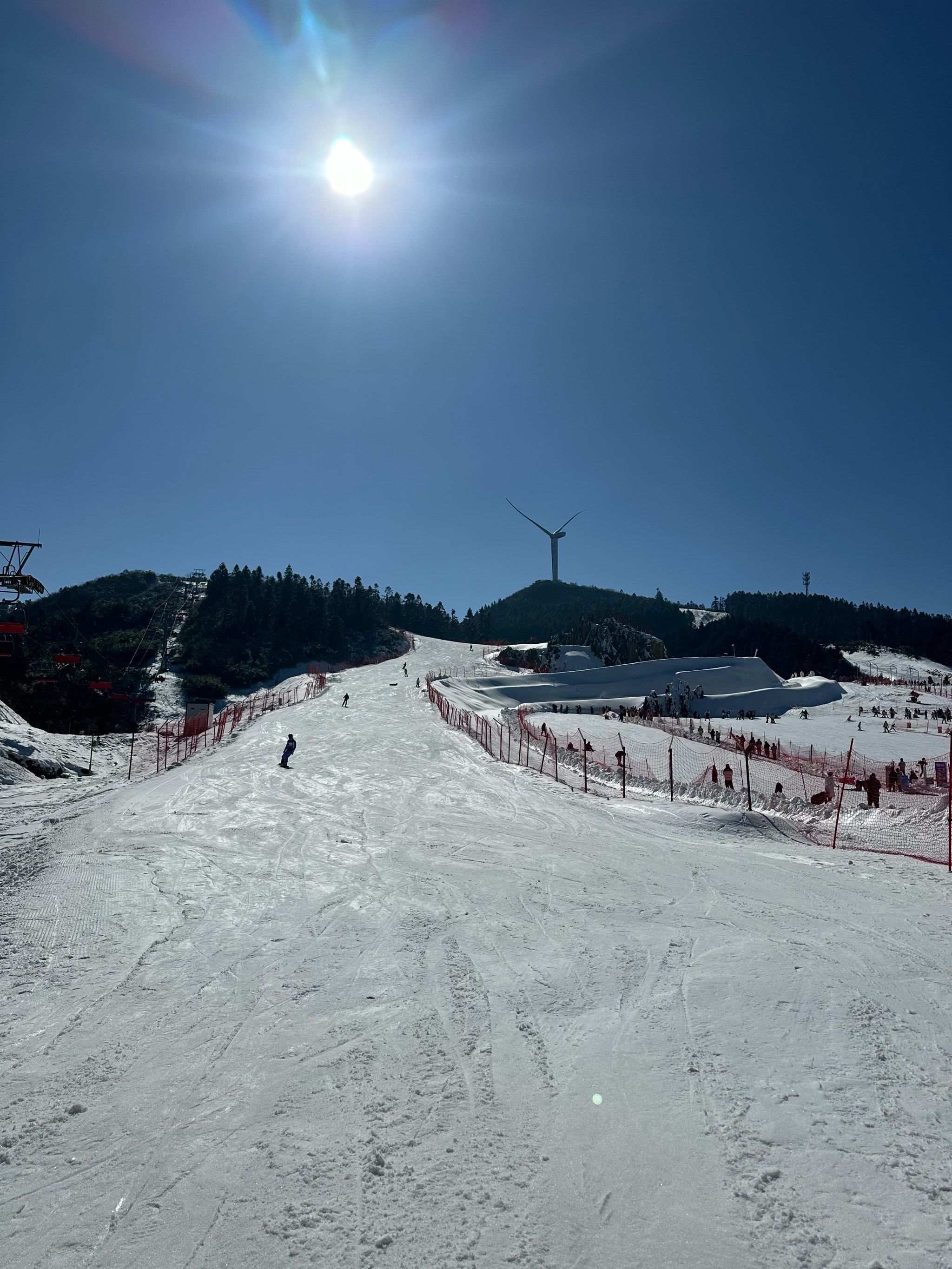 滑雪场的快乐时光