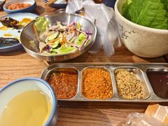 -明洞阿姨·韩式酱蟹烤肉·创意料理(三元桥店)