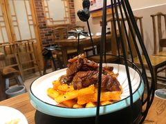 -东来菜馆•手抓海鲜家常菜•海鲜锅贴(鸽子窝店)