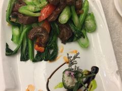 菜心炒牛肋骨-小榄公饭店(西区彩虹店)