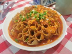 西红柿（羊肉臊子）浇莜面-太原面食店(解放路店)