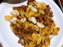蒜爆羊肉-渔家灯火(明湖店)