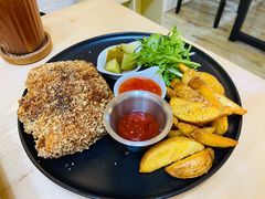 英式爆浆炸鱼-吃饼人西餐(南开店)