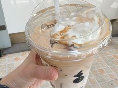 香草奶砖拿铁-古茗(鹿城西城路店)