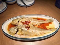 油泼黄花鱼-波螺油子·海肠捞饭·青岛菜(银座店)
