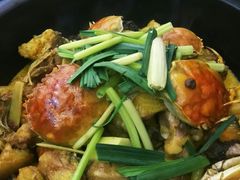 毛蟹炆鸡-祈胜邨•顺德鱼生•顺德菜(容桂店)