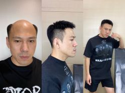-型男帮男士假发补发·佩戴式发型